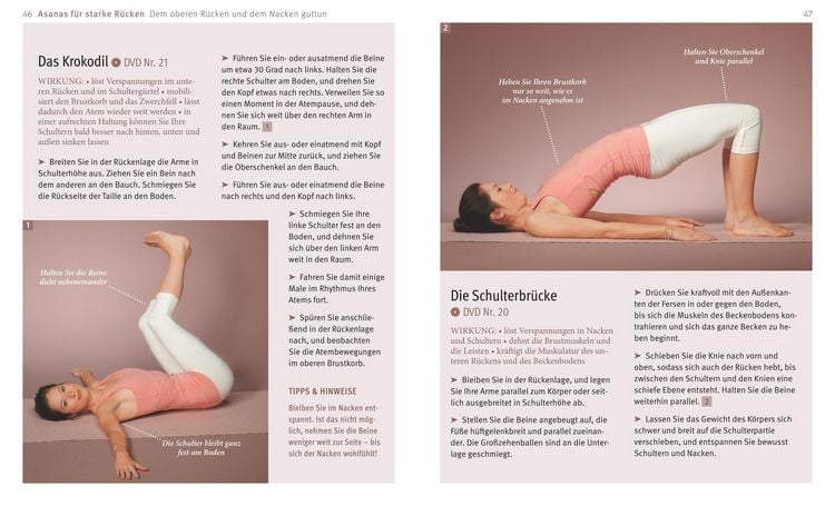 Produktbild: Yoga f&uuml;r den R&uuml;cken (mit DVD)