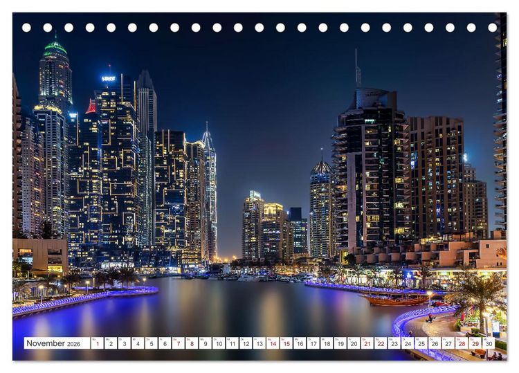 Produktbild: Dubai - Das achte Weltwunder (Tischkalender 2026 DIN A5 quer), CALVENDO Monatskalender