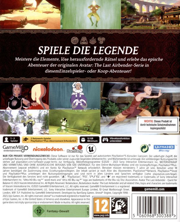 Produktbild: Avatar - The Last Airbender: Quest for Balance