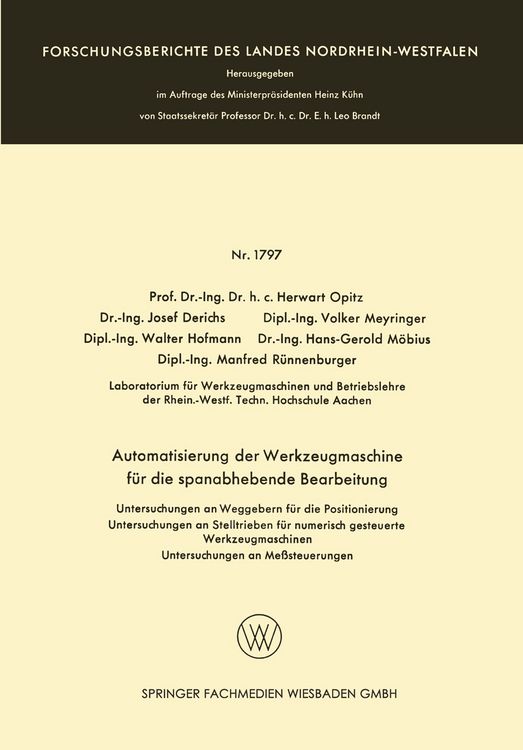 Produktbild: Automatisierung der Werkzeugmaschine f&uuml;r die spanabhebende Bearbeitung