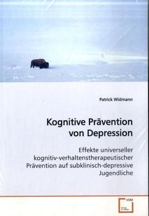 Produktbild: Widmann, P: Kognitive Pr&auml;vention von Depression