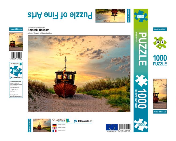 Produktbild: CALVENDO Puzzle Ahlbeck, Usedom 1000 Teile Lege-Gr&ouml;&szlig;e 640 x 480 cm Foto-Puzzle Bild von Peter Roder