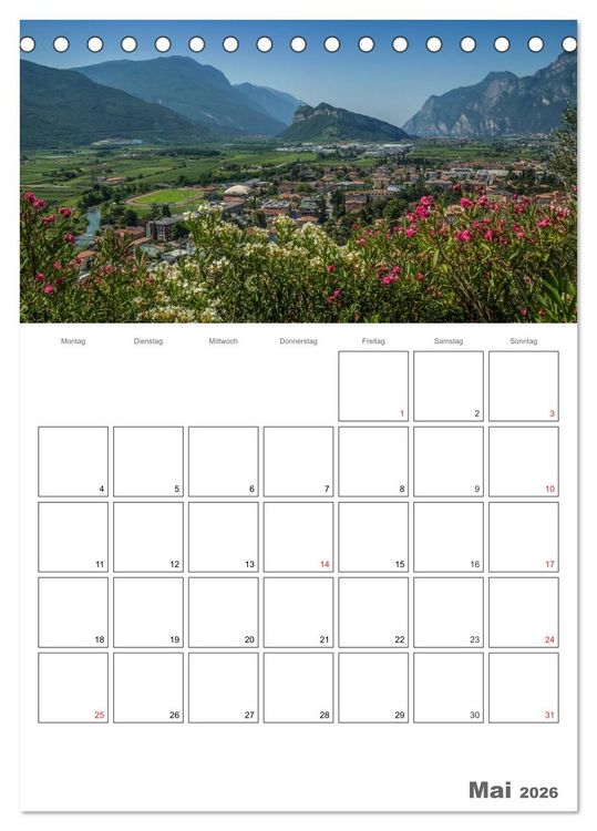 Produktbild: GARDASEE Terminplaner (Tischkalender 2026 DIN A5 hoch), CALVENDO Monatskalender