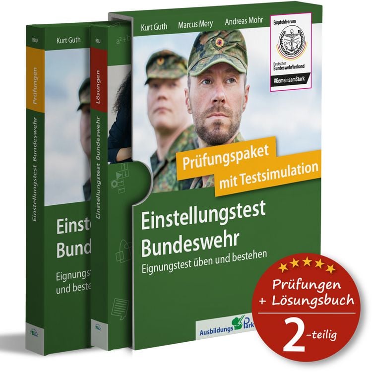 Produktbild: Einstellungstest Bundeswehr: Pr&uuml;fungspaket mit Testsimulation
