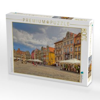 Produktbild: CALVENDO Puzzle Die pastellbunten restaurierten Giebelfassaden | 1000 Teile Lege-Gr&ouml;&szlig;e 64x48cm Foto-Puzzle f&uuml;r gl&uuml;ckliche Stunden
