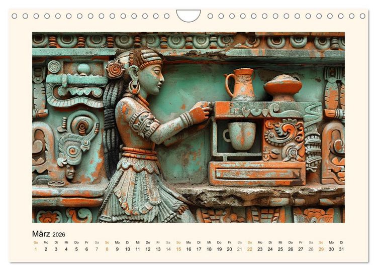 Produktbild: Die Maya und ihre Geheimnisse (Wandkalender 2026 DIN A4 quer), CALVENDO Monatskalender