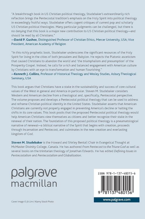 Produktbild: A Pentecostal Political Theology for American Renewal