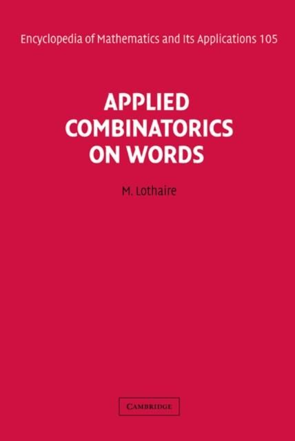 Produktbild: Applied Combinatorics on Words