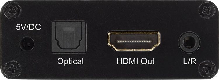 Produktbild: SpeaKa Professional Audio Extraktor SP-AE-H/TC-04v2 [HDMI - HDMI, Toslink, Klinke, Cinch] 3840 x 2160 Pixel