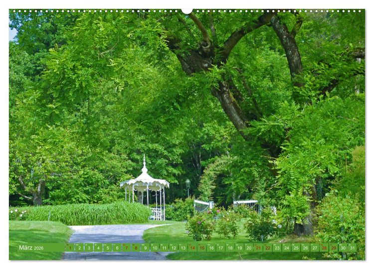 Produktbild: Rosengarten auf dem Beutig (hochwertiger Premium Wandkalender 2026 DIN A2 quer), Kunstdruck in Hochglanz