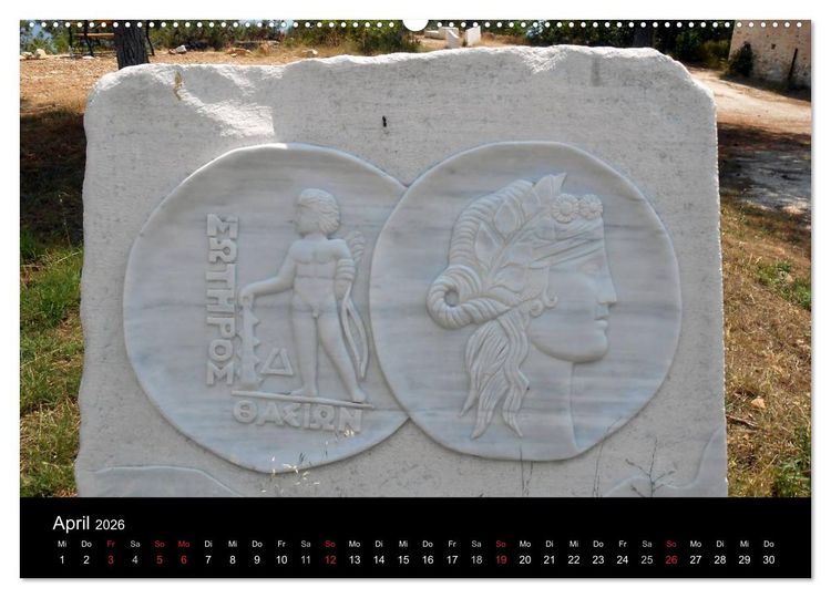 Produktbild: Griechenland - Insel Thassos (Wandkalender 2026 DIN A2 quer), CALVENDO Monatskalender