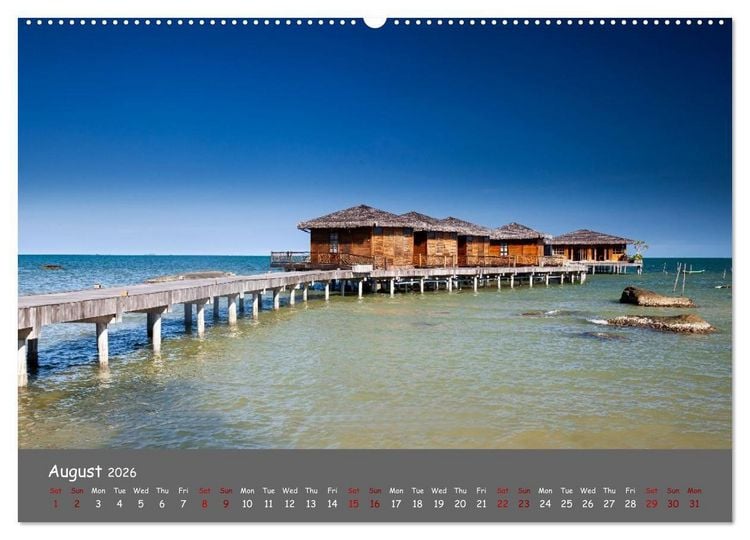 Produktbild: Vietnam`s most beautiful beaches (Wall Calendar 2026 DIN A2 landscape), CALVENDO 12 Month Wall Calendar