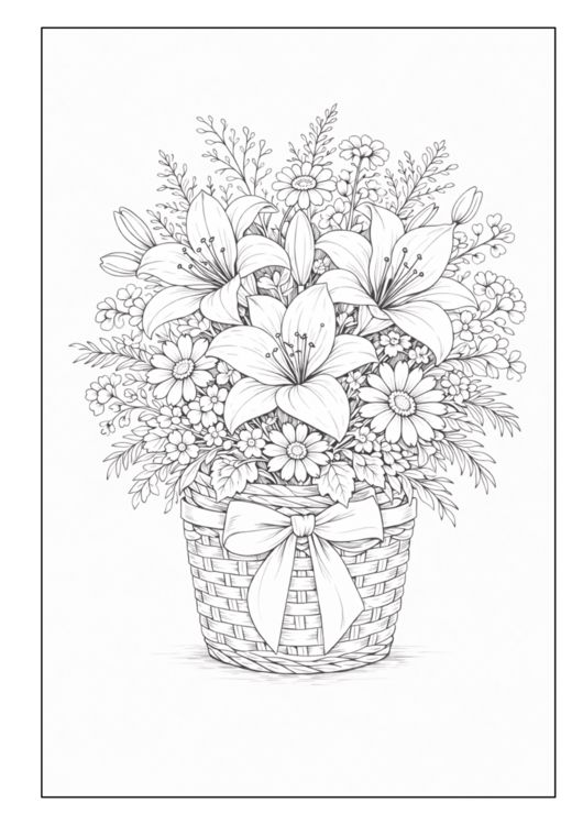 Produktbild: Blumenstr&auml;u&szlig;e &ndash; Blumen Malbuch f&uuml;r Erwachsene mit 50 sch&ouml;nen Ausmalbildern