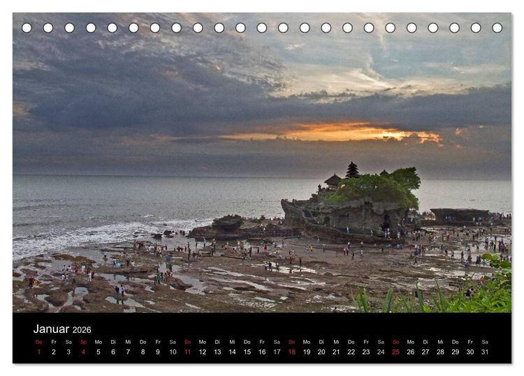 Produktbild: Indonesien (Tischkalender 2026 DIN A5 quer), CALVENDO Monatskalender