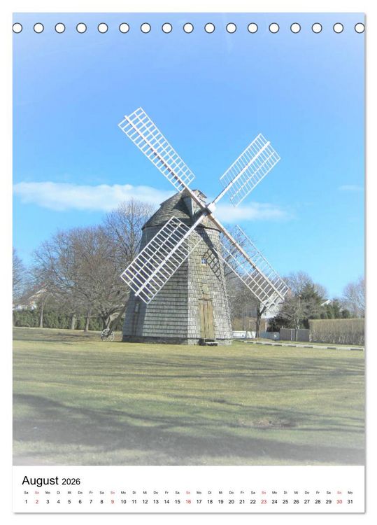 Produktbild: Die Windm&uuml;hle - Eindr&uuml;cke und Momente (Tischkalender 2026 DIN A5 hoch), CALVENDO Monatskalender