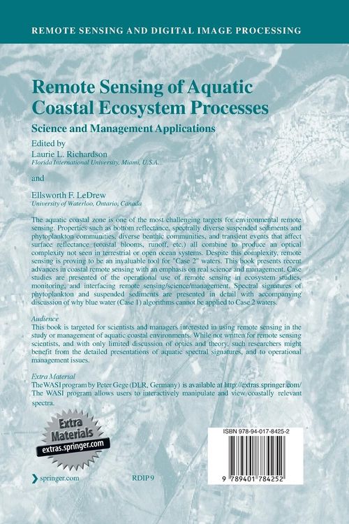 Produktbild: Remote Sensing of Aquatic Coastal Ecosystem Processes