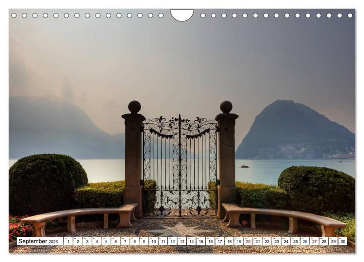 Produktbild: Tessin, Impressionen aus der Italienischen Schweiz (Wandkalender 2026 DIN A4 quer), CALVENDO Monatskalender