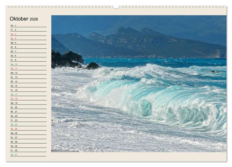 Produktbild: Korsika 2026 (hochwertiger Premium Wandkalender 2026 DIN A2 quer), Kunstdruck in Hochglanz