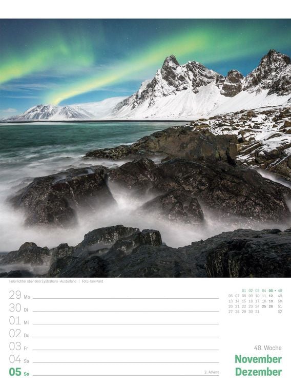 Produktbild: Island Wochenplaner Kalender 2027 | Die Insel aus Feuer und Eis