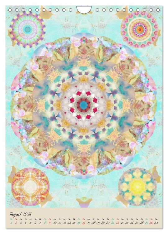 Produktbild: MANDALAS DES LICHTS (Wandkalender 2026 DIN A4 hoch), CALVENDO Monatskalender