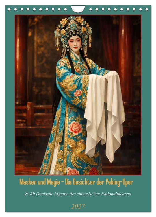 Produktbild: Masken und Magie &ndash; Die Gesichter der Peking-Oper (Wandkalender 2027 DIN A4 hoch), CALVENDO Monatskalender