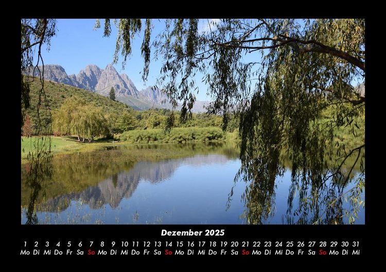 Produktbild: Landschaftskalender 2025 Fotokalender DIN A3