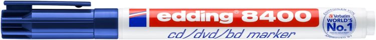 Produktbild: edding 8400 CD-DVD-BD Marker blau