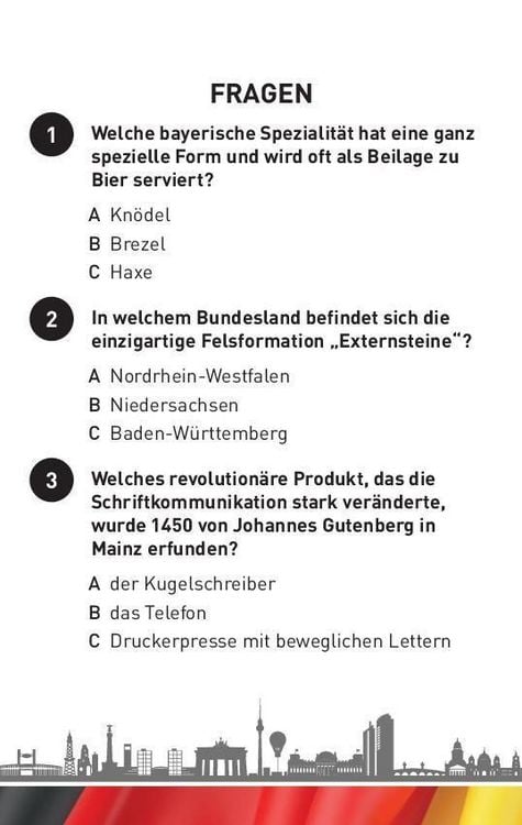 Produktbild: Deutschland-Quiz I ab 10 Jahren