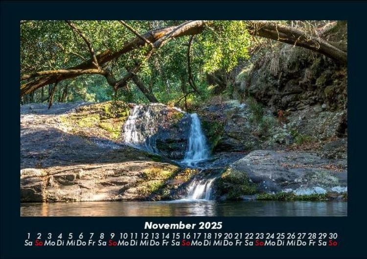 Produktbild: Wasserf&auml;lle 2025 Fotokalender DIN A5