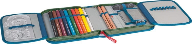Produktbild: Brunnen Sch&uuml;ler-Etui 2 Klappen Dinosaurier