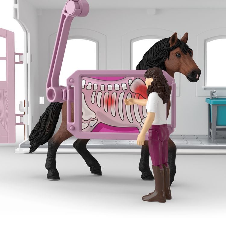 Produktbild: schleich&reg; 42787 - Horse Club, Happy Horse Hospital, Pferdeklinik Heilende Hufe, 64-teilig, Spielset