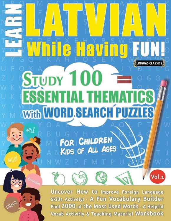 Produktbild: Learn Latvian While Having Fun! - For Children