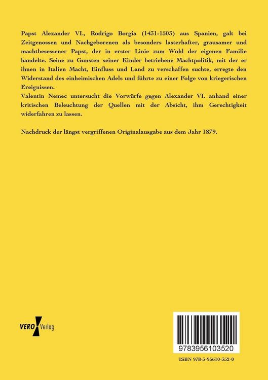 Produktbild: Papst Alexander VI.