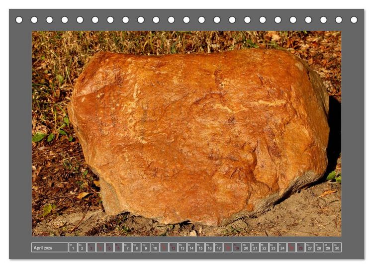 Produktbild: Gesteine und mineralische Bildungen (Tischkalender 2026 DIN A5 quer), CALVENDO Monatskalender
