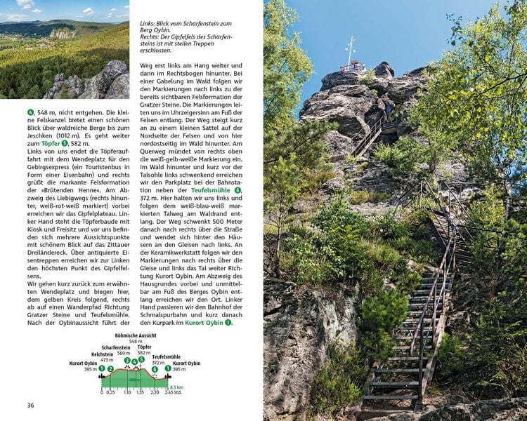 Produktbild: ROTHER Wanderbuch S&auml;chsische Wanderberge - Die sch&ouml;nsten Touren