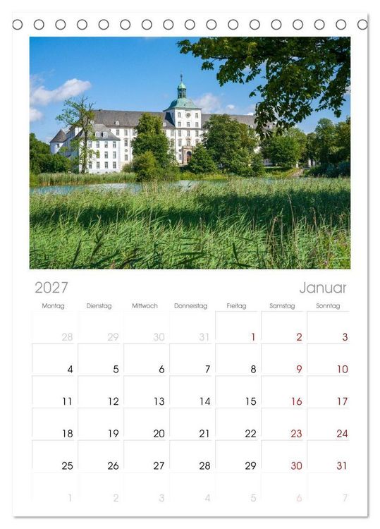 Produktbild: Tischplaner 2027 - Unterwegs in Schleswig (A5 Tischkalender zum Aufstellen) CALVENDO
