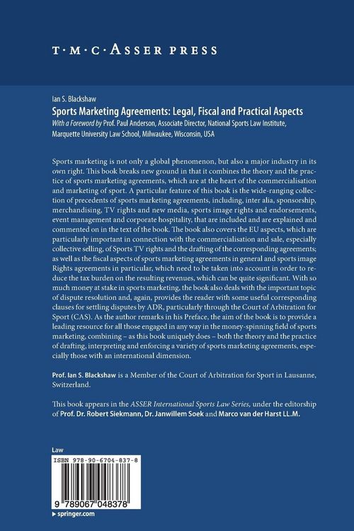 Produktbild: Sports Marketing Agreements: Legal, Fiscal and Practical Aspects