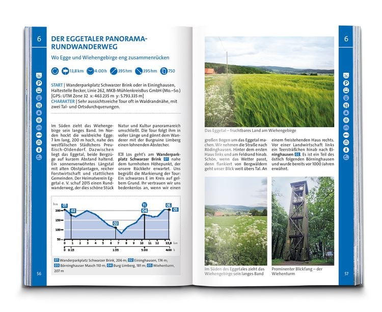 Produktbild: KOMPASS Wanderf&uuml;hrer Naturpark Teutoburger Wald mit Wiehen- und Eggegebirge, 55 Touren