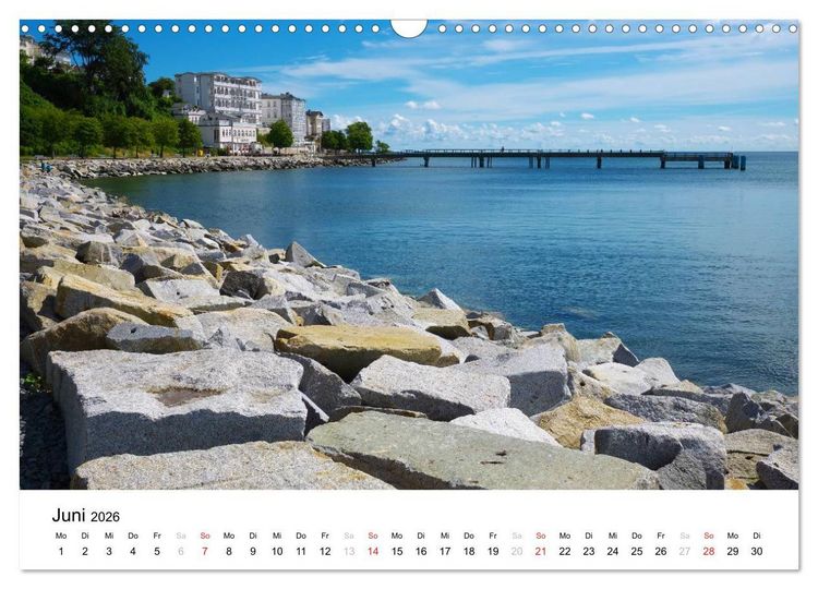 Produktbild: R&uuml;gen und Hiddensee (Wandkalender 2026 DIN A3 quer), CALVENDO Monatskalender