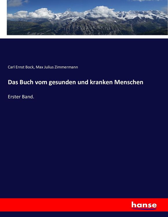 Produktbild: Das Buch vom gesunden und kranken Menschen