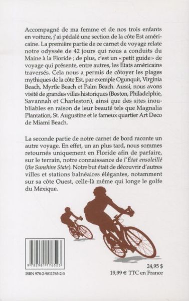 Produktbild: La c&ocirc;te est des &Eacute;tats-Unis &agrave; v&eacute;lo et la Floride
