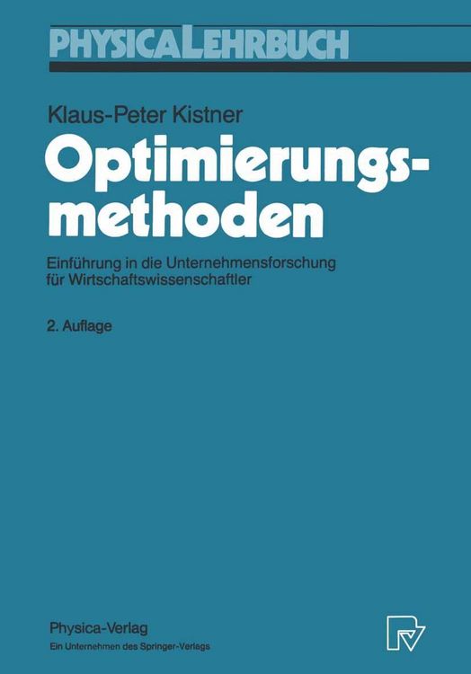 Produktbild: Optimierungsmethoden