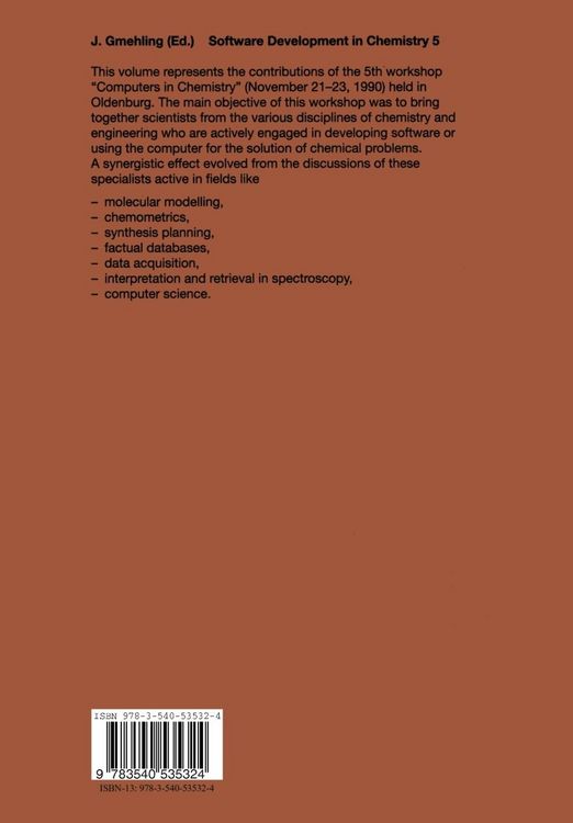 Produktbild: Software Development in Chemistry 5