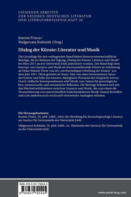 Produktbild: Dialog der K&uuml;nste:
