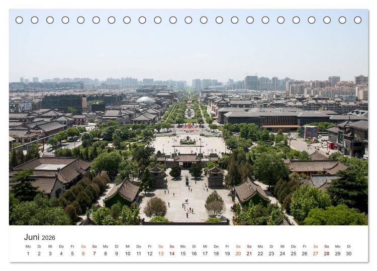 Produktbild: China - Tradition und Moderne (Tischkalender 2026 DIN A5 quer), CALVENDO Monatskalender