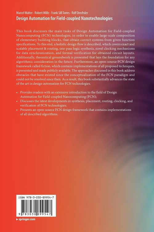 Produktbild: Design Automation for Field-coupled Nanotechnologies