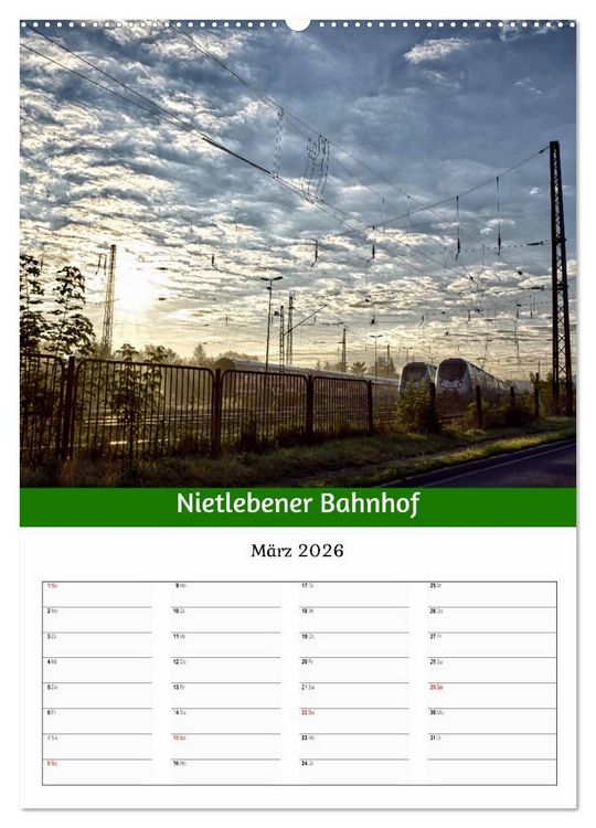Produktbild: Natursch&ouml;nheiten aus Halle (Saale) (hochwertiger Premium Wandkalender 2026 DIN A2 hoch), Kunstdruck in Hochglanz