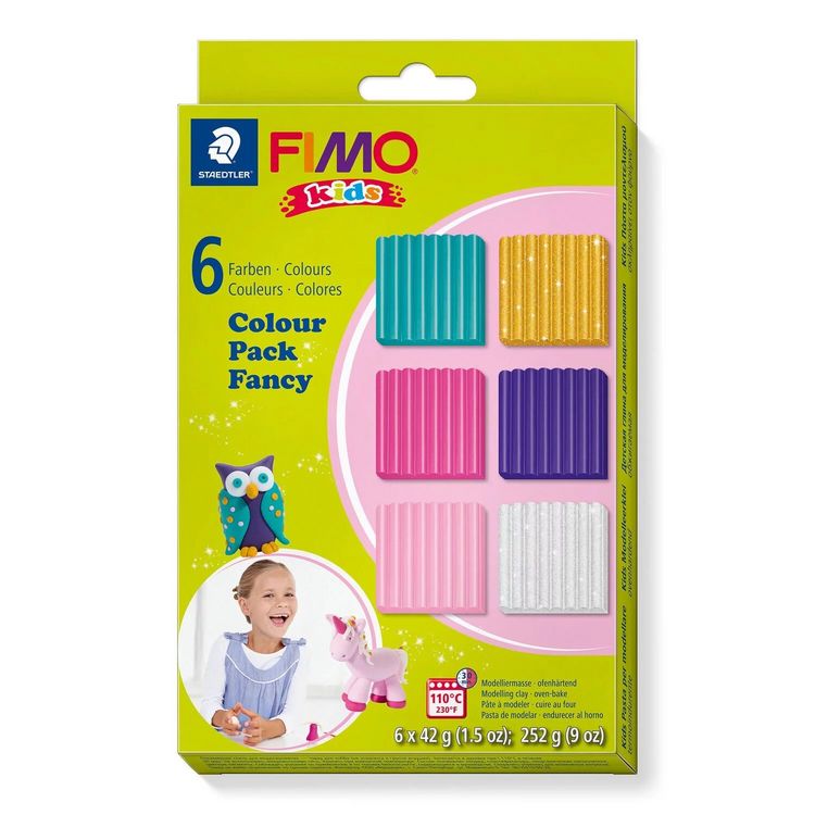 Produktbild: STAEDTLER FIMO kids Colour Pack - girlie 6x42g