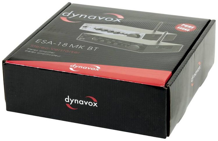 Produktbild: Dynavox ESA-18 MK BT Stereo-Verst&auml;rker 2 x 75W Schwarz