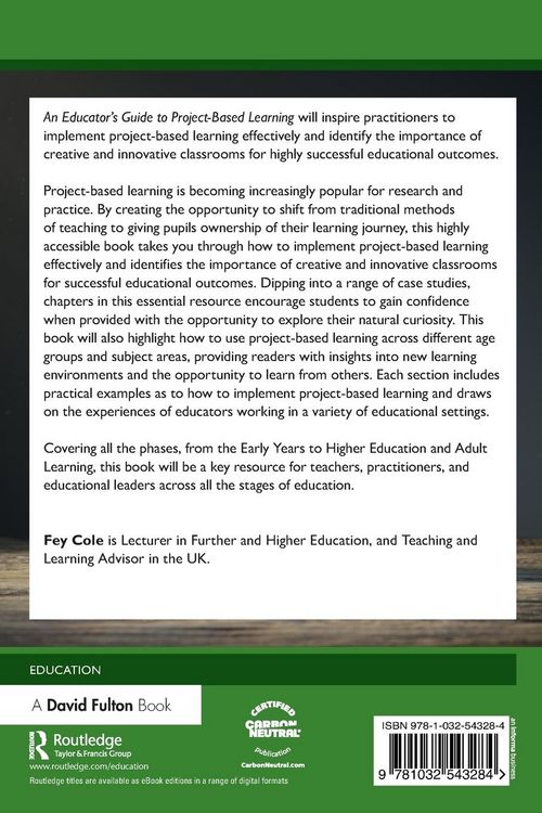 Produktbild: An Educator's Guide to Project-Based Learning